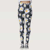 Botanische Blume Leggings (Vorderseite)