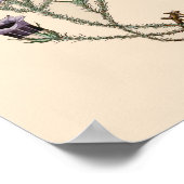 Botanische Blume Poster (Ecke)