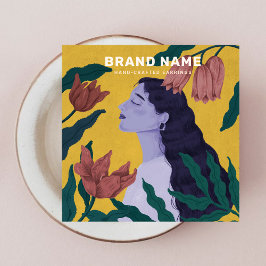 Botanische Blume Schmuckhändler