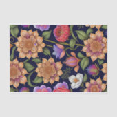 Botanische Blume Seidenpapier (Vorderseite)