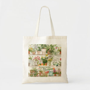 Botanische Blume Vase Garden Pflanze Tragetasche