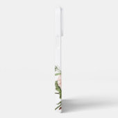 Botanische Blume Wasserfarbener INDIVIDUELLE NAME iPhone Hülle (Rechte Seite)