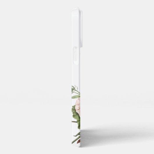 Botanische Blume Wasserfarbener INDIVIDUELLE NAME iPhone Hülle (Rechte Seite)