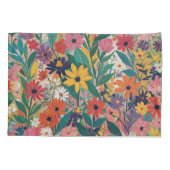 Botanische Blumen Kunst, Dichtung und Musik Kissenbezug (Rückseite)