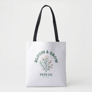 Botanische Blumen Minimalistischer Garten Natur Tasche