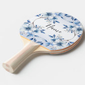 Botanische Blumen Ping Pong Paddle Tischtennis Schläger (Vorderseite)