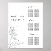 Botanische Blumenbilder Poster (Vorne)