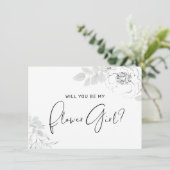 Botanische Blumenblütenkarte Dankeskarte (Stehend Vorderseite)