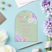 Botanische Blumendusche Acryleinladungen (Insitu (Hochzeit))