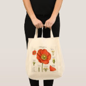 Botanische Blumenillustration Tasche   (Vorderseite (Produkt))