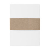 Botanische Blumenkalligrafie Einladungsbanderole (Rückseitenbeispiel)