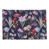 Botanische Blumenmuster-Mode Kissenbezug (Rückseite-Rechts)