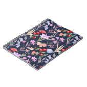 Botanische Blumenmuster-Mode Notizblock (Linke Seite)