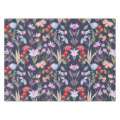 Botanische Blumenmuster-Mode Tischdecke (Vorderseite (Horizontal))