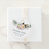 Botanische Blumenzwiebelhochzeit Geschenkanhänger (Beispiel)