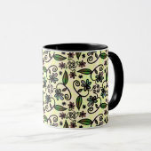 botanische Blüten Kaffeetasse (VorderseiteRechts)