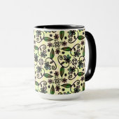 botanische Blüten Kaffeetasse (VorderseiteRechts)