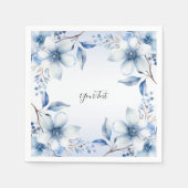 Botanische Blüten Napkins Serviette (Vorderseite)