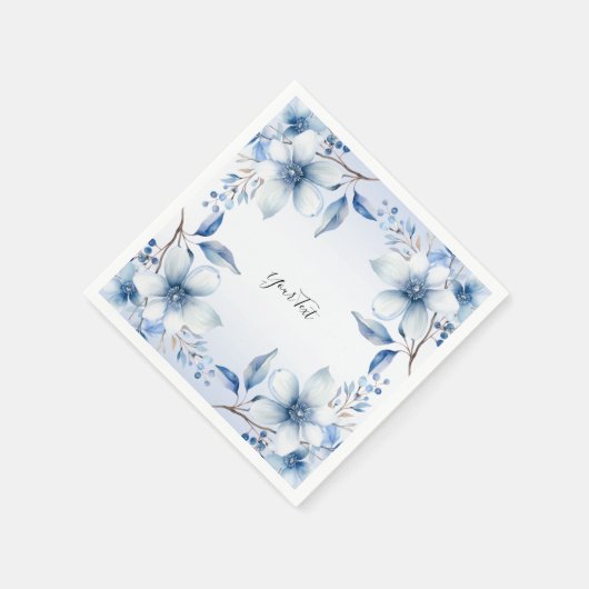 Botanische Blüten Napkins Serviette (Ecke)