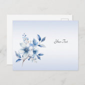 Botanische Blüten Postkarte (Vorne/Hinten)