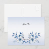 Botanische Blüten Postkarte (Vorne/Hinten)
