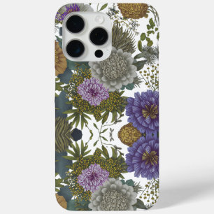 Botanische Blüten Vintage-Blumen Case-Mate iPhone Hülle