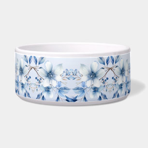 Botanische Blütenblumen Keramik Pet Bowl Napf