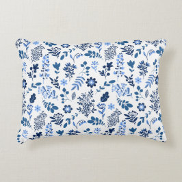 Botanische Blütendruckerei Moderne Folklore Kunst  Dekokissen