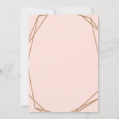 Botanische Blütenhochzeit Einladung (Rückseite)