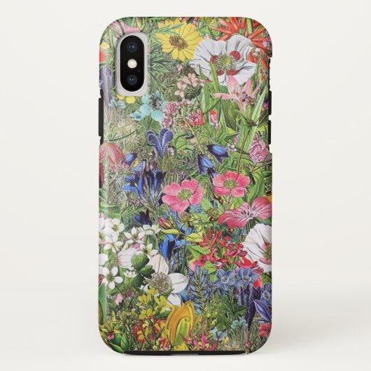 Botanische Blütennatur-Wildblume Case-Mate iPhone Hülle (Rückseite)
