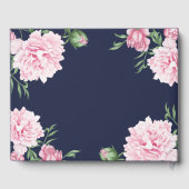 Botanische Blütenpink-Pink-Pony-Hochzeit der Marin Gästebuch (Rückseite)