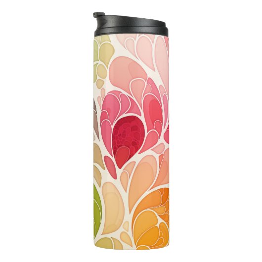 Botanische Blütenthermie Thermosbecher (Nach rechts gedreht)