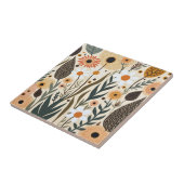 Botanische Boho Blumen Pflanzen Design 389 Fliese (Seite)
