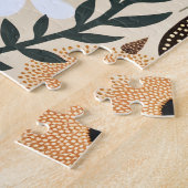 Botanische Boho Blumen Pflanzen Design 389 Puzzle (Seite)