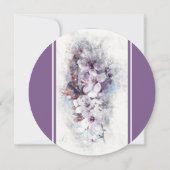 Botanische Bouquet Bridal Dusche Einladung (Rückseite)