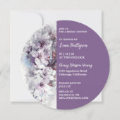 Botanische Bouquet Bridal Dusche Einladung (Vorderseite)