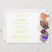 Botanische Brautdusche mit Malereien - Einladung (Vorderseite)