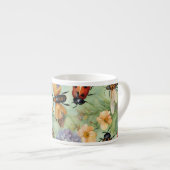 Botanische Bug Symphonie Espressotasse (Vorderseite Rechts)