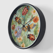 Botanische Bug Symphonie Uhr (Winkel)