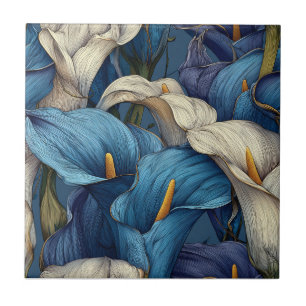 Botanische Cala-Lilien-Fliesen für modernes Badezi Fliese