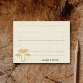 Botanische Chanterelle Mushroom Post-it Klebezettel