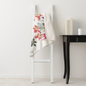 Botanische Columbine-Blumen Sherpa Decke Sherpadecke (Beispiel)