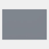 Botanische Creme & Dusty Blauer Garten Geschenkpapier Set (Vorderseite 3)