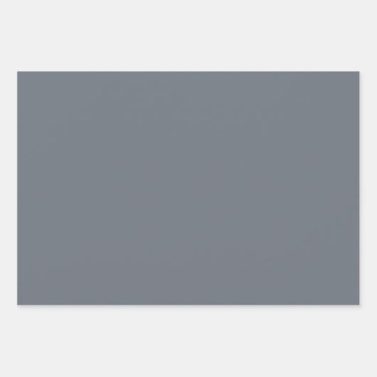 Botanische Creme & Dusty Blauer Garten Geschenkpapier Set (Vorderseite 3)