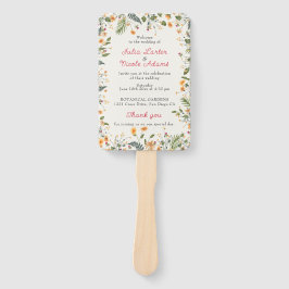 Botanische Daffodils Daisy Peony Blume Hochzeit Fächer