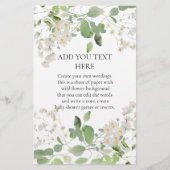 Botanische Daisy-Blume blüht Zollpapierblätter (Vorderseite)