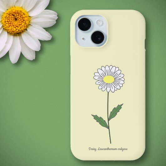 Botanische Daisy-Blume gelb Case-Mate iPhone Hülle