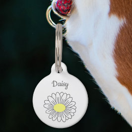 Botanische Daisy-Blume White Pet Haustiermarke
