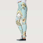 Botanische Dekoration Leggings (Links)