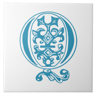 Botanische Dekorative Hauptstadt Q Fliese